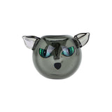 3CT BUNDLE - Pulsar Black Cat Glass Hand Pipe - 5"