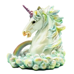雲霧繚繞獨角獸倒流香爐