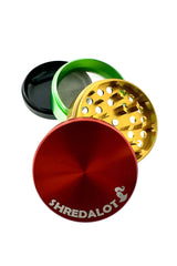 AFM Sir Shredalot 4-Piece Metal Herb Grinder – 63mm Aluminum