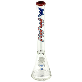 America! 18" 9mm thick beaker red lip USA 250 year limited celebration edition