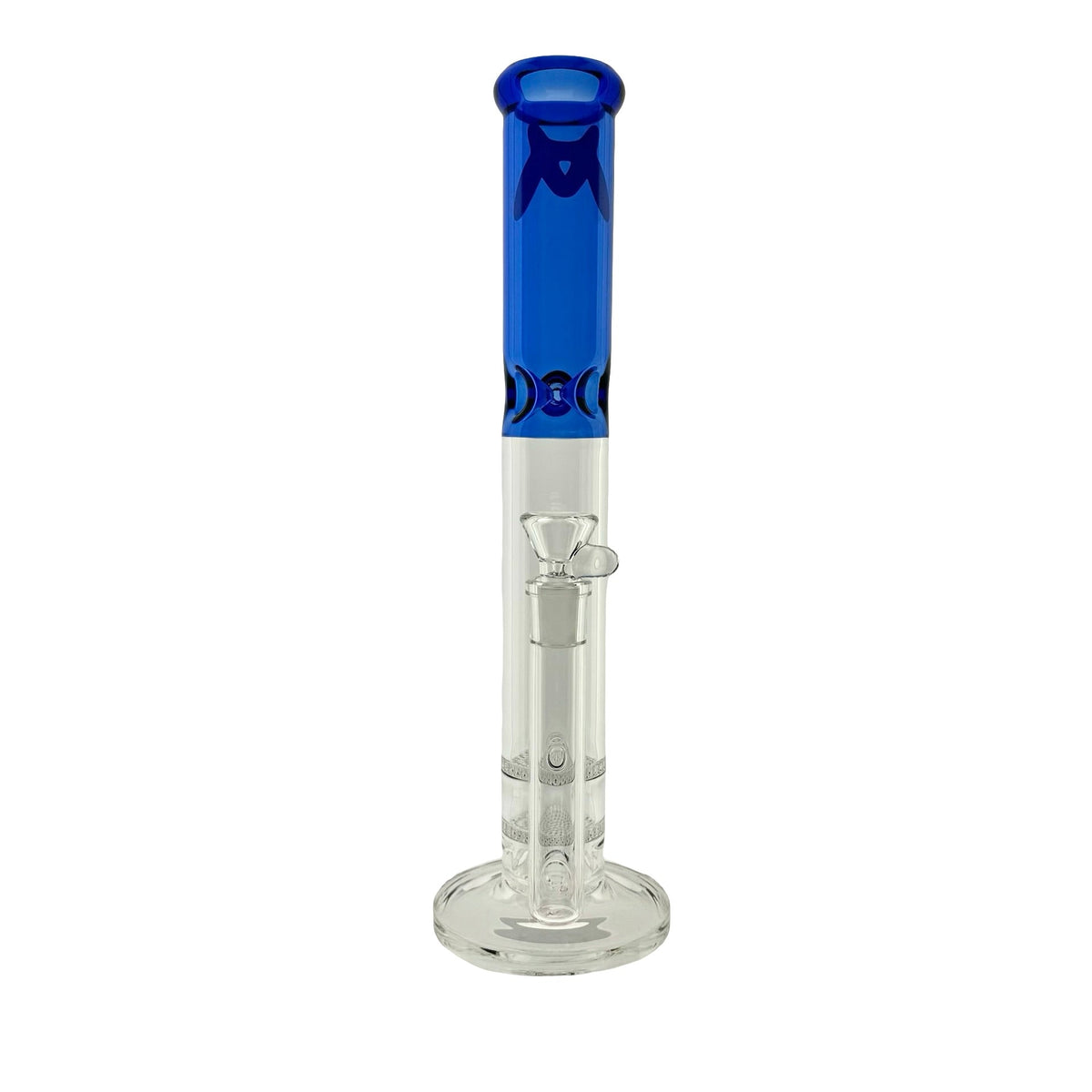 16" Double Honey Straight Tube bong
