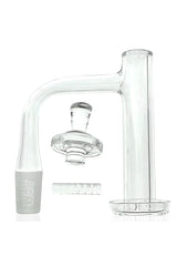 AFM Milky Way Quartz Dab Banger Set – 20mm Flat-Top Premium Quartz Nail Kit with Tower Spinner & Spaceship Cap