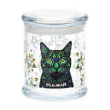 Pulsar Pop Top 玻璃罐 | 大號 | 4.5 英寸 x 3.9 英寸