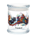 Pulsar Pop Top 玻璃罐 | 大號 | 4.5 英寸 x 3.9 英寸