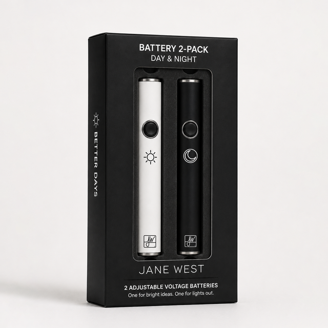 Vape Pen 510 Stick Battery | Day & Night 2-Pack