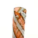 5" Lucky Goat swirly 12 hole Reversal Downstem - Red