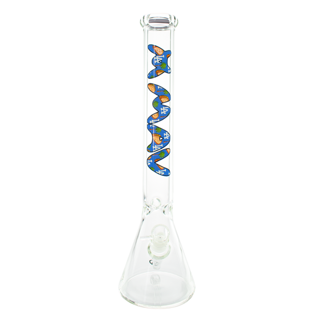 18" Top City special slab Beaker Bong collection