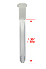 TAG - 18/14MM Closed End Rounded Super Slit Showerhead Downstem