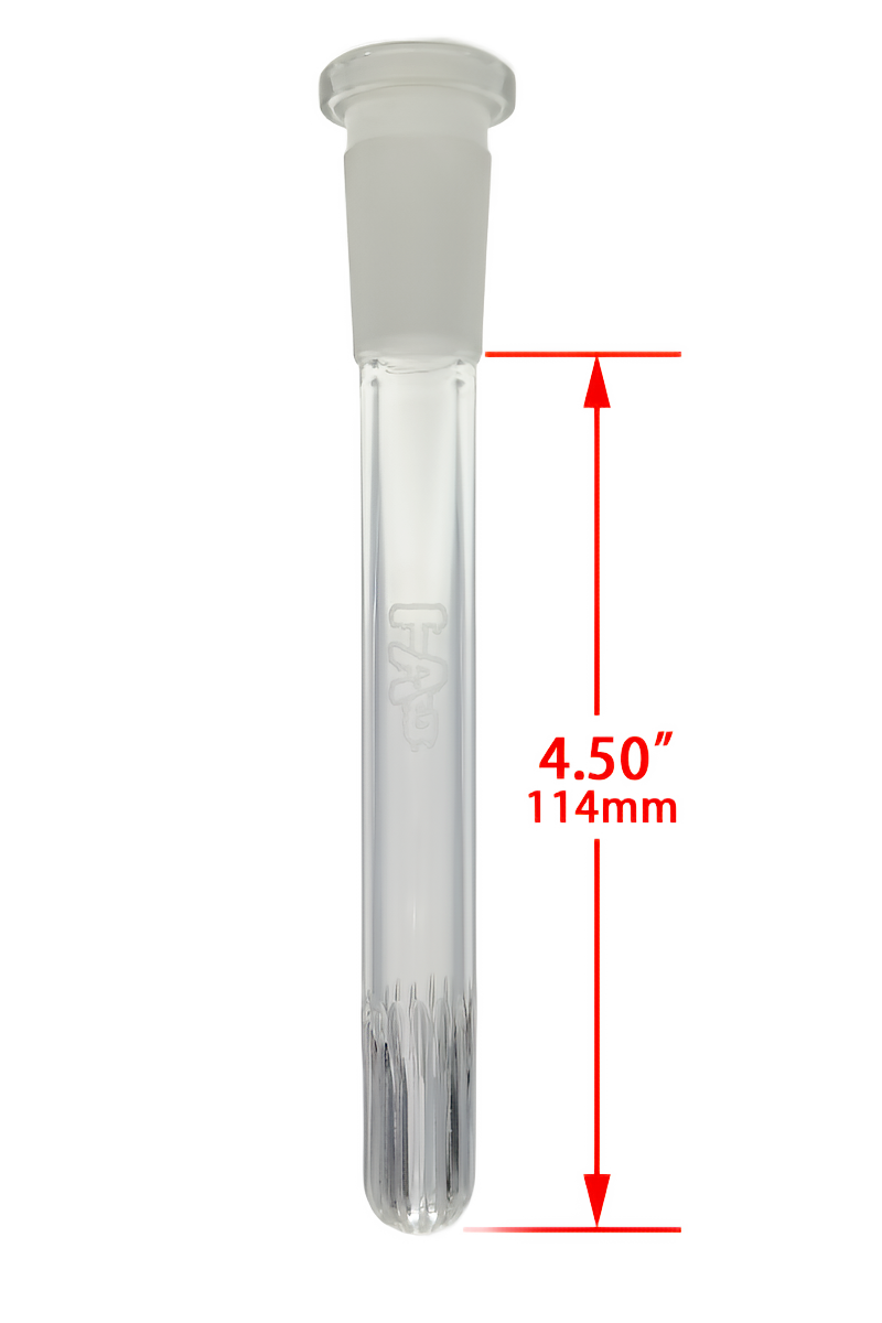 TAG - 18/14MM Closed End Rounded Super Slit Showerhead Downstem