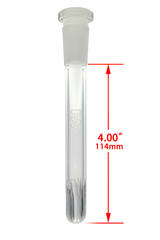 TAG - 18/14MM Closed End Rounded Super Slit Showerhead Downstem