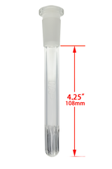 TAG - 18/14MM Closed End Rounded Super Slit Showerhead Downstem