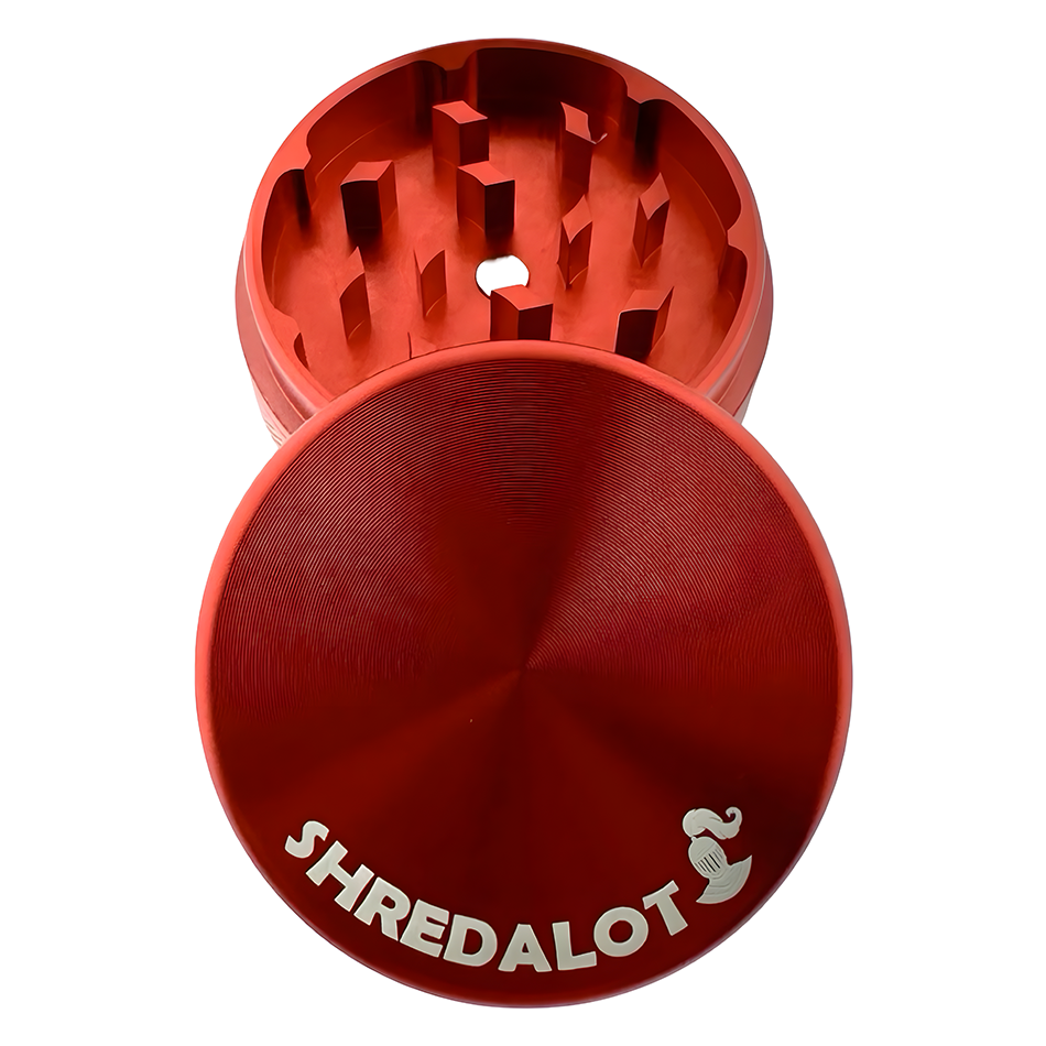 AFM Sir Shredalot 2-Piece Metal Herb Grinder – 50 mm Aluminum Grinder
