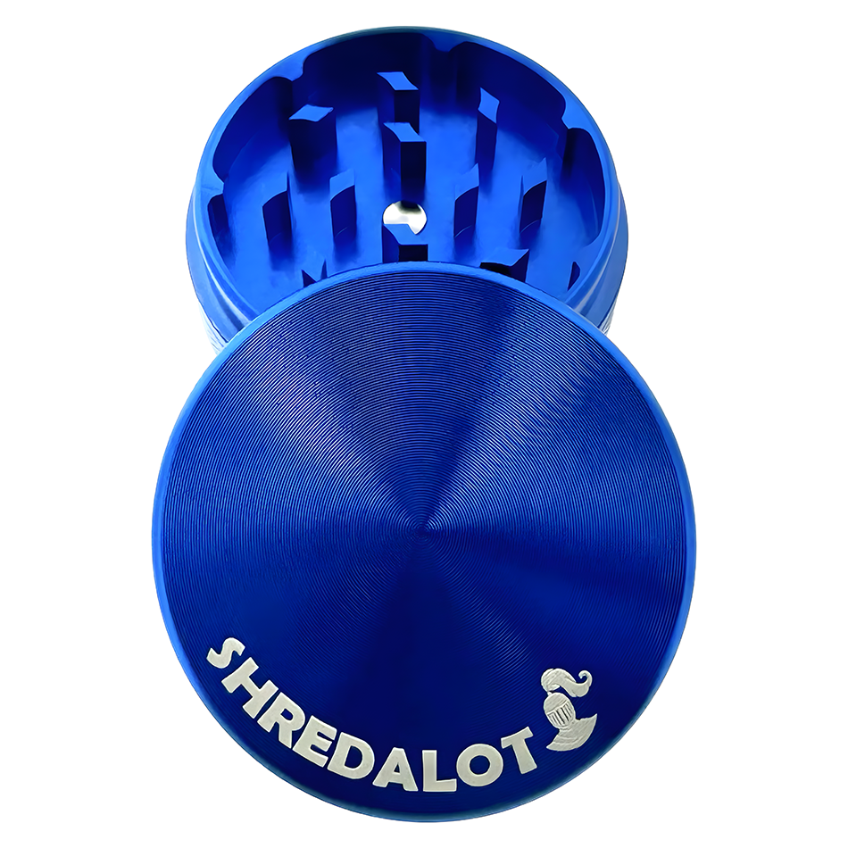 AFM Sir Shredalot 2-Piece Metal Herb Grinder – 63 mm Aluminum Grinder