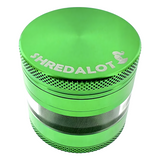 AFM Sir Shredalot Window Chamber 4-Piece Metal Herb Grinder – 63 mm Aluminum Grinder