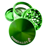 AFM Sir Shredalot Window Chamber 4-Piece Metal Herb Grinder – 63 mm Aluminum Grinder