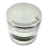 AFM Sir Shredalot Window Chamber 4-Piece Metal Herb Grinder – 63 mm Aluminum Grinder