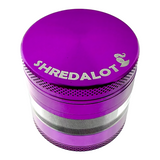 AFM Sir Shredalot Window Chamber 4-Piece Metal Herb Grinder – 63 mm Aluminum Grinder