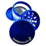 AFM Sir Shredalot Window Chamber 4-Piece Metal Herb Grinder – 63 mm Aluminum Grinder