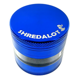 AFM Sir Shredalot Window Chamber 4-Piece Metal Herb Grinder – 63 mm Aluminum Grinder