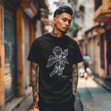 An Angels Thug Life Cotton T-shirt