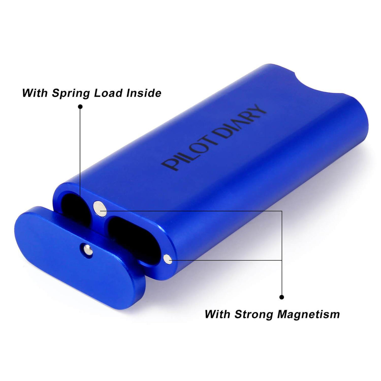 Metal Dugout Magnetic Rotating Lid