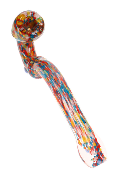 Pipa de vidrio Sherlock «Party Sleuth» con confeti frit – 7″ – Colores surtidos