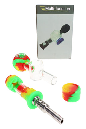 矽膠玻璃菸管與煙具套組 – 款式隨機