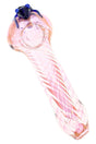 Color Changing Fumed Spiral Glass Spoon Pipe “Critter Twist” – 5″ – Assorted