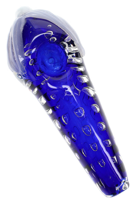 Pipa de vidrio tipo cuchara Bubble Leaf "Rainleaf" – 5" – Colores surtidos