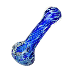 蜂窩藍色玻璃煙斗