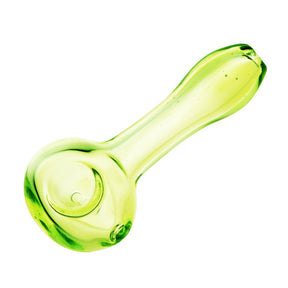半透明草綠色煙斗 - 4.25 英吋