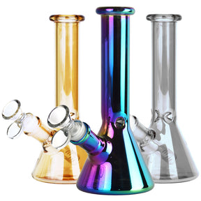 油漬燒杯水煙斗 - 8吋 / 14mm 母頭 / 顏色隨機