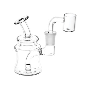 透明玻璃迷你Dab Rig