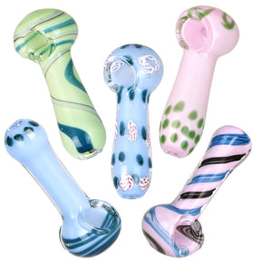 20PC BUNDLE - Pastel Color Spoon Pipe - 3.75- 4"/Assorted