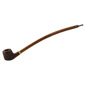 Pulsar Shire Pipes 彎曲雕刻櫻桃木菸斗 - 15 吋