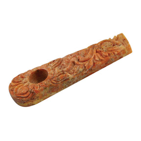 大理石煙斗（花卉圖案）