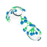 5CT BUNDLE - Nature's Bounty Glow Glass Spoon Pipes - 4" / Assorted Designs