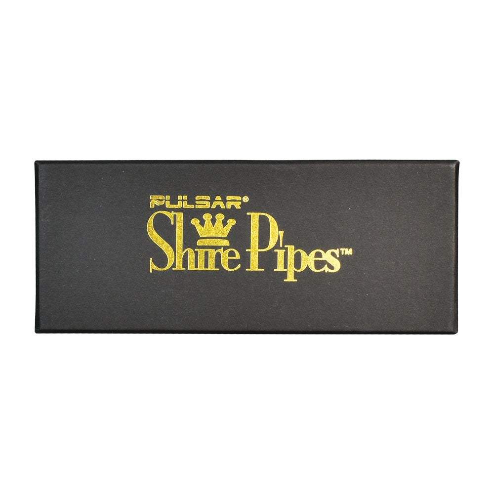 Shire Pipes Standing Carved Cherry Wood Tobacco Pipe - 5.5"