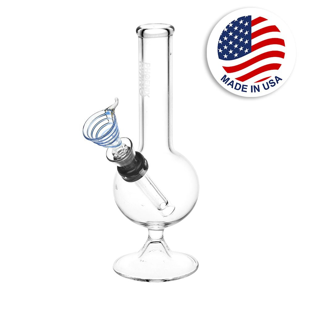Phoenix Rising Mini Bubble Water Pipe - 6.75"/Colors Vary