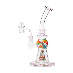 人級 10 吋迷你泡泡糖鑽機玻璃水煙斗