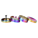 Pulsar Concave Grinder | 4pc | 2.5" | Assorted Colors | 6pc Display