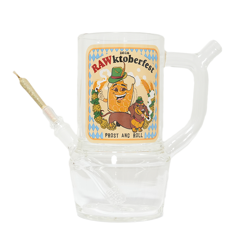 RAW RAWktoberfest 啤酒節專用煙燻啤酒杯 – 7.5 英吋