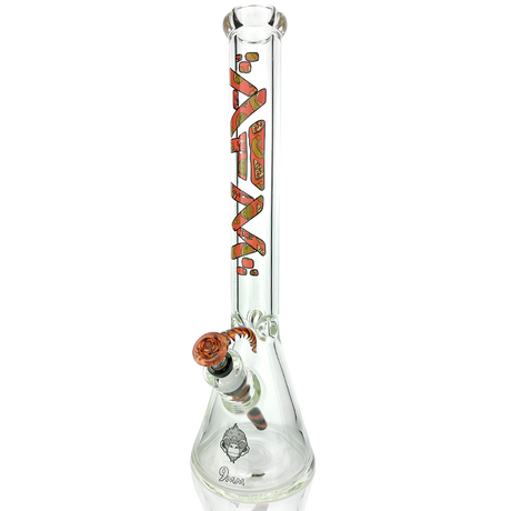 18" AFM Munching Clear Glass 9mm Beaker Bong Bundle