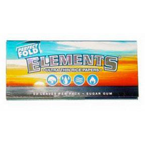 25 包 Elements 超薄完美折疊 1 1/4 捲菸紙展示盒