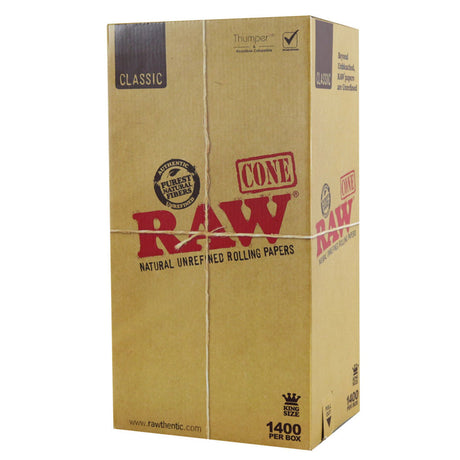 RAW 經典錐形捲菸紙 | 特大尺寸 | 1400 支散裝盒