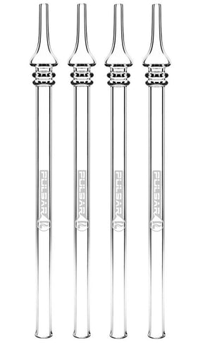 4CT BUNDLE - Pulsar Quartz Concentrate Vapor Straw - 10"