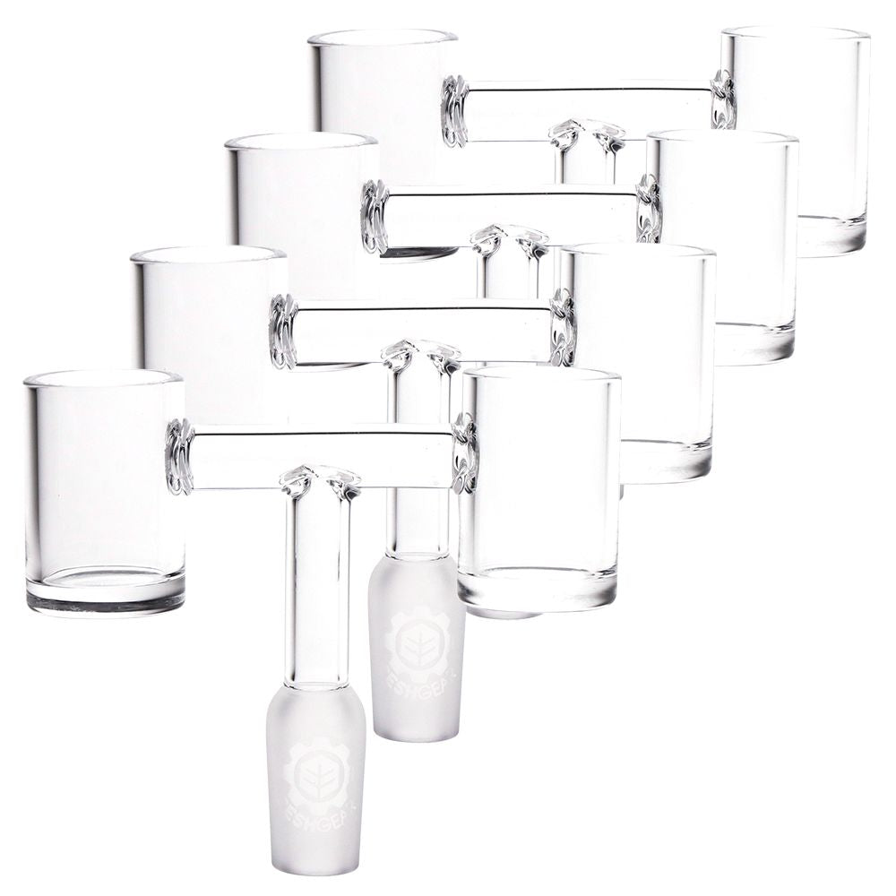 4CT BUNDLE - SeshGear Double Barrel Quartz Banger - 14mm Male