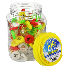 70PC DISPLAY - Pulsar RIP Series Glass Terp Jar - 6ml / Assorted Colors