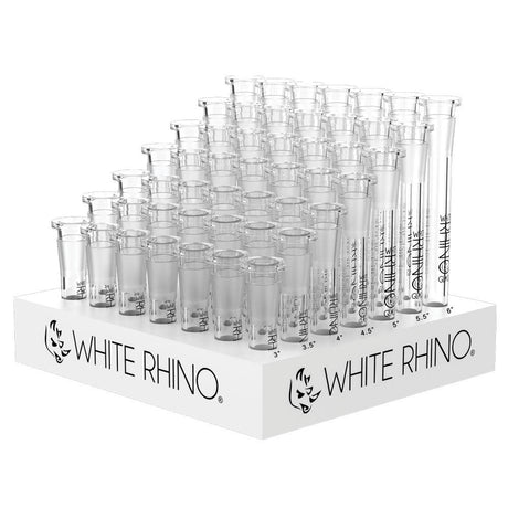 49個裝陳列架 - White Rhino 玻璃下導管 - 19/14毫米 / 混合尺寸