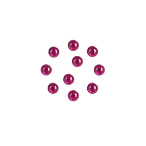 紅寶石霧化珠 - 3mm / 10顆